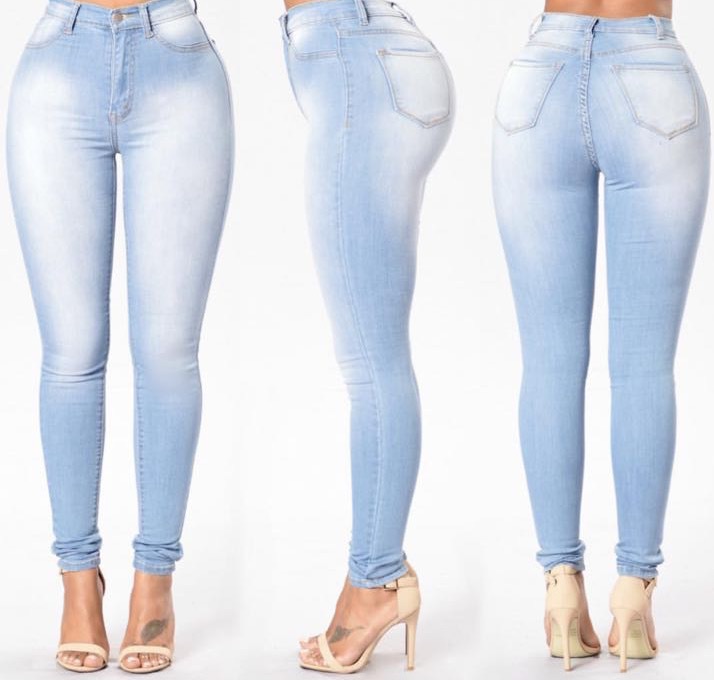 SZ60100-2 Fashion Stretch jeans Skinny Pencil Leggings Jeans